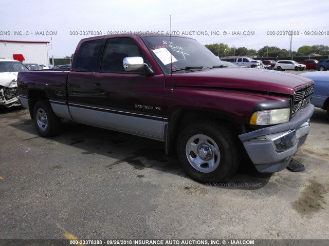 3B7HC13Y7TG104938 - 1996 DODGE RAM 1500 栗色 照片 1