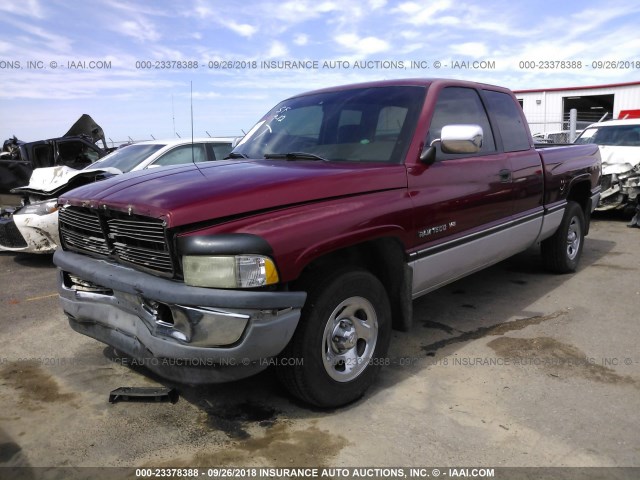 3B7HC13Y7TG104938 - 1996 DODGE RAM 1500 栗色 照片 2