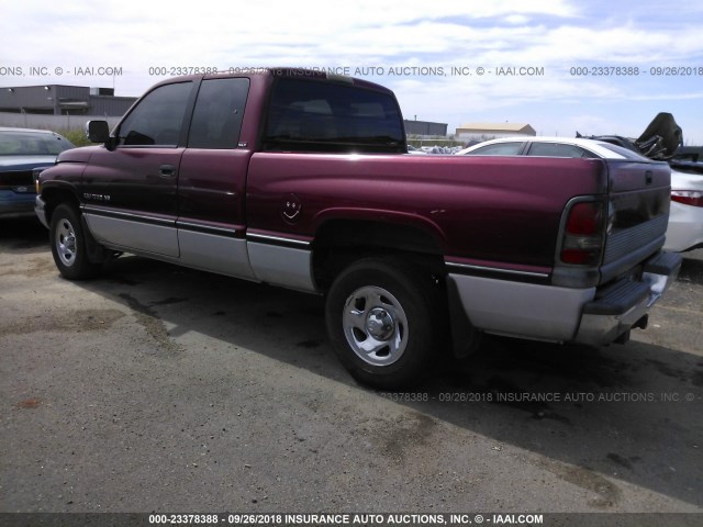 3B7HC13Y7TG104938 - 1996 DODGE RAM 1500 栗色 照片 3