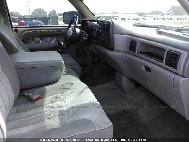 3B7HC13Y7TG104938 - 1996 DODGE RAM 1500 栗色 照片 5