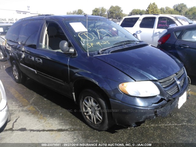 1D4GP24R37B110685 - 2007 DODGE GRAND CARAVAN SE Navy photo 1