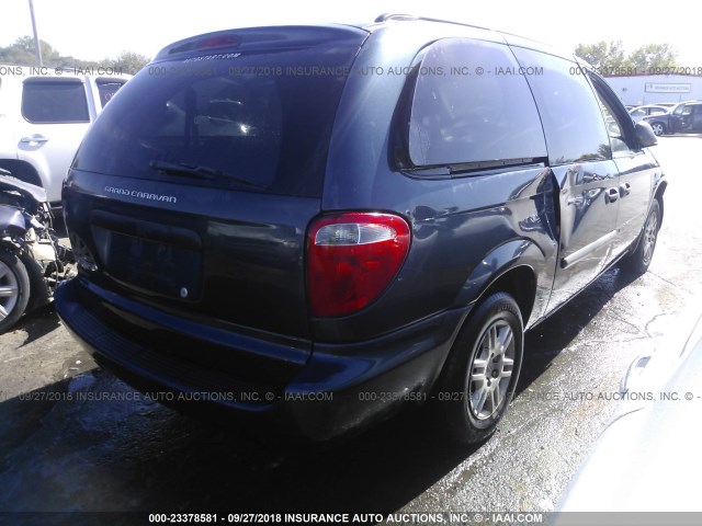 1D4GP24R37B110685 - 2007 DODGE GRAND CARAVAN SE Navy photo 4