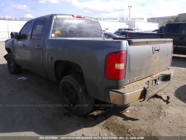 2GCEC13JX71719942 - 2007 CHEVROLET SILVERADO C1500 CREW CAB GRAY photo 3