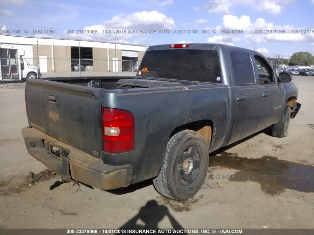 2GCEC13JX71719942 - 2007 CHEVROLET SILVERADO C1500 CREW CAB GRAY photo 4