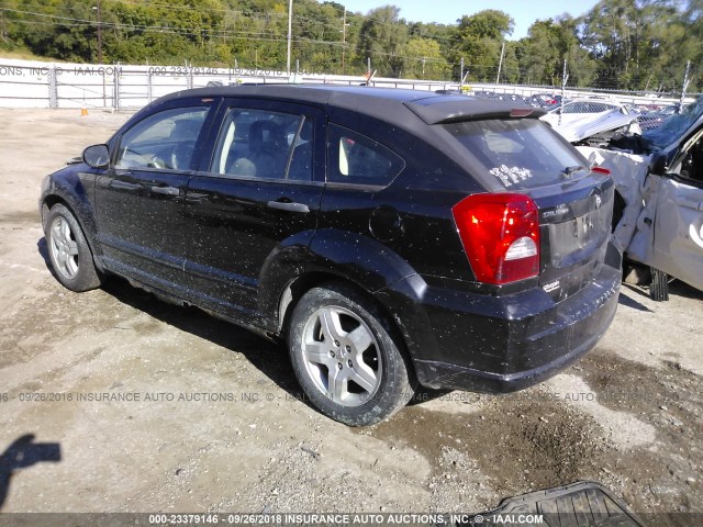 1B3HB48B68D621159 - 2008 DODGE CALIBER SXT BLACK photo 3