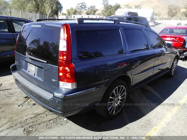 YV1SW592971653157 - 2007 VOLVO V70 2.5T BLUE photo 4