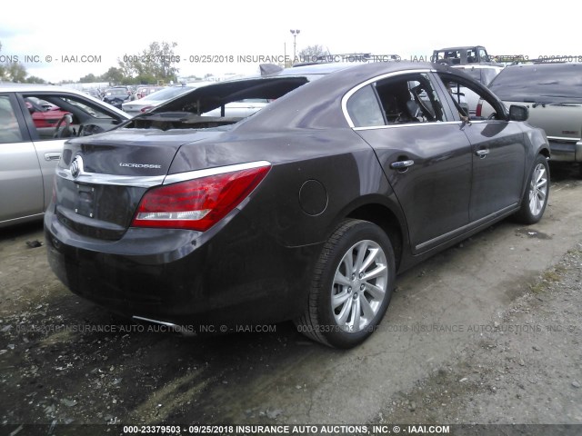 1G4GA5G38FF220321 - 2015 BUICK LACROSSE BROWN photo 4