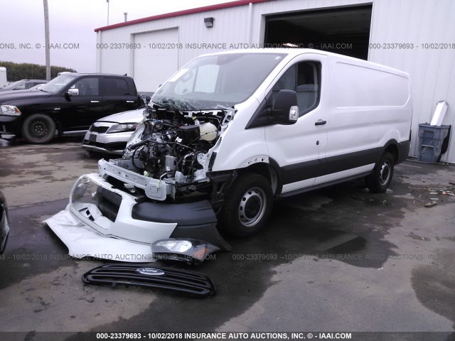 1FTYR1YM6JKA37615 - 2018 FORD TRANSIT T-250 WHITE photo 2