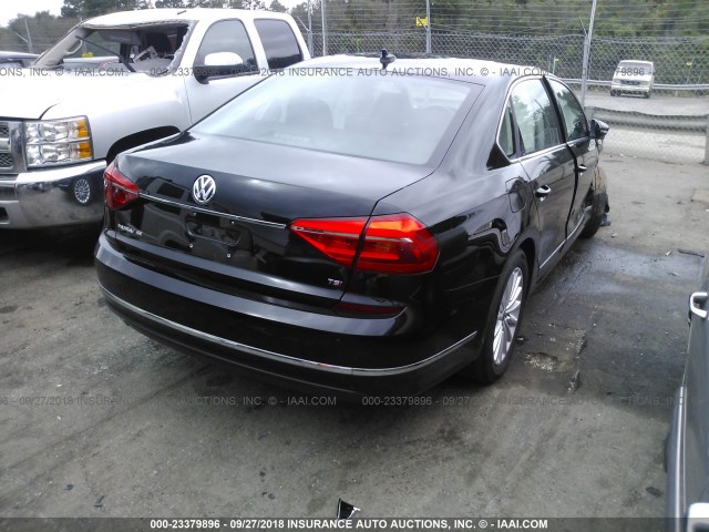 1VWBS7A35GC041024 - 2016 VOLKSWAGEN PASSAT SE BLACK photo 4