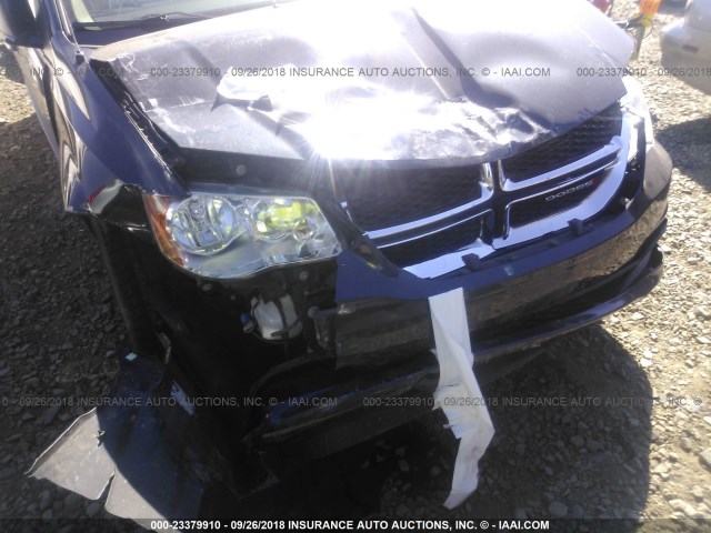 2C4RDGBG1DR794680 - 2013 DODGE GRAND CARAVAN SE Dark Blue photo 6