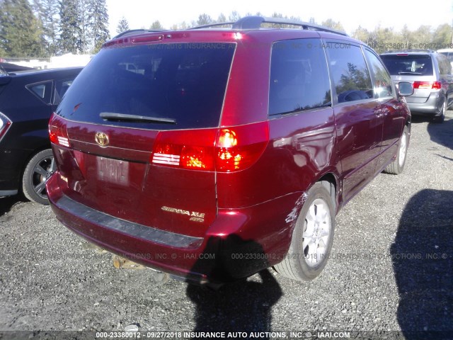 5TDBA22C94S011400 - 2004 TOYOTA SIENNA XLE/XLE LIMITED MAROON photo 4