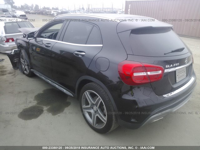 WDCTG4EB9FJ131547 - 2015 MERCEDES-BENZ GLA 250 BLACK photo 3