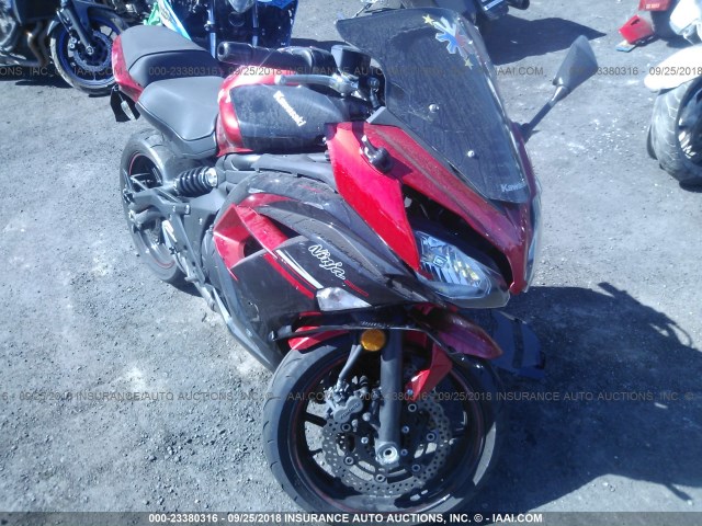 JKAEXEE16GDA21502 - 2016 KAWASAKI EX650 E RED photo 1