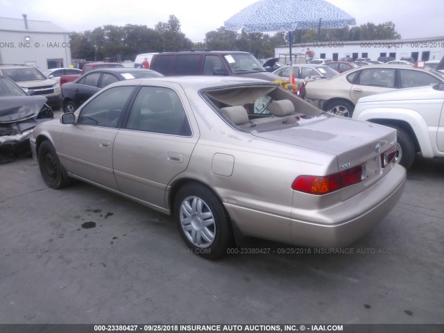 4T1BG22K31U811117 - 2001 TOYOTA CAMRY CE/LE/XLE 金色 照片 3