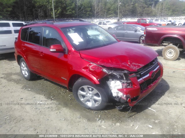 2T3YF4DV2BW090426 - 2011 TOYOTA RAV4 LIMITED RED photo 1