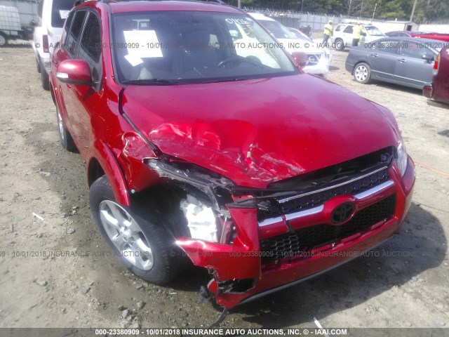 2T3YF4DV2BW090426 - 2011 TOYOTA RAV4 LIMITED RED photo 6