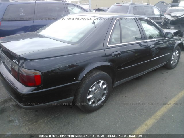 1G6KS54Y61U123072 - 2001 CADILLAC SEVILLE SLS BLACK photo 4