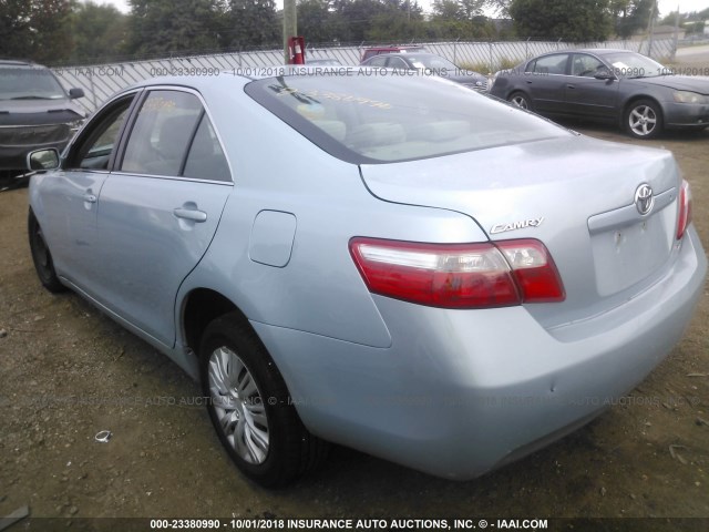 4T1BE46K99U796243 - 2009 TOYOTA CAMRY SE/LE/XLE Light Blue photo 3