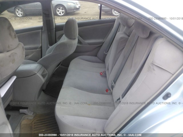 4T1BE46K99U796243 - 2009 TOYOTA CAMRY SE/LE/XLE Light Blue photo 8