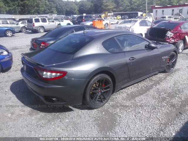 ZAM45VLAXH0214506 - 2017 MASERATI GRANTURISMO S/SPORT/MC GRAY photo 4