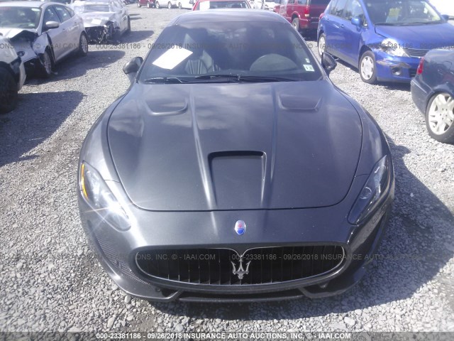 ZAM45VLAXH0214506 - 2017 MASERATI GRANTURISMO S/SPORT/MC GRAY photo 6