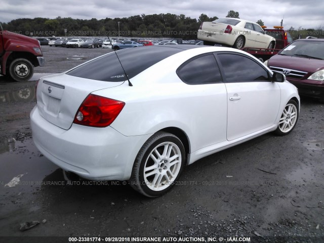 JTKDE177850053153 - 2005 TOYOTA SCION TC 白色 照片 4