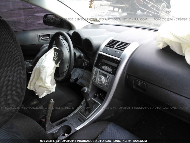 JTKDE177850053153 - 2005 TOYOTA SCION TC 白色 照片 5
