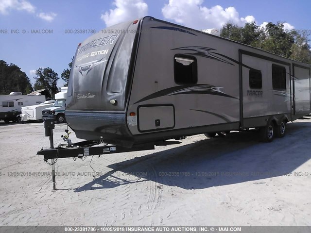 5ZT2TRXB8EB504723 - 2014 FOREST RIVER TRACER  GRAY photo 2