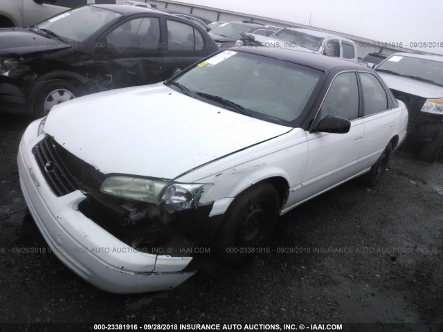 4T1BG22K7XU883883 - 1999 TOYOTA CAMRY CE/LE/XLE WHITE photo 2