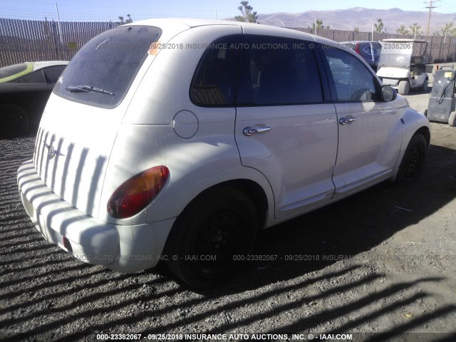 3C4FY58B55T589255 - 2005 CHRYSLER PT CRUISER TOURING WHITE photo 4