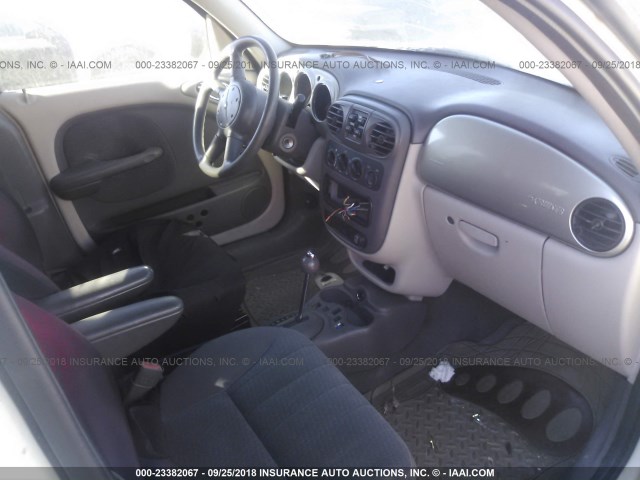 3C4FY58B55T589255 - 2005 CHRYSLER PT CRUISER TOURING WHITE photo 5