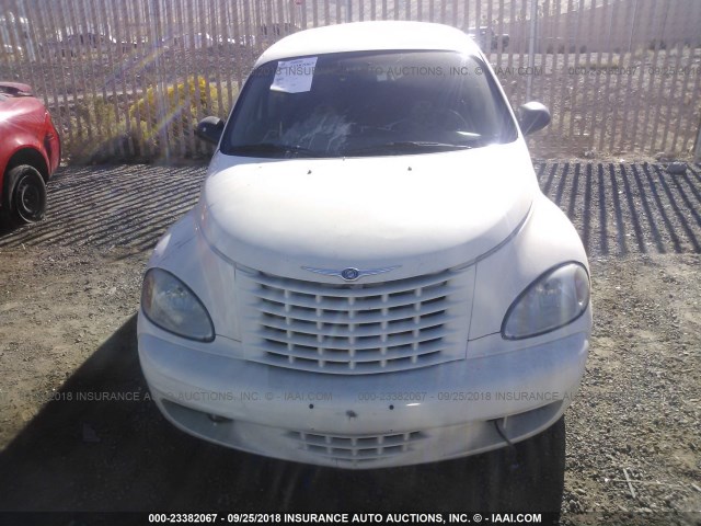 3C4FY58B55T589255 - 2005 CHRYSLER PT CRUISER TOURING WHITE photo 6