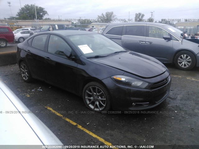 1C3CDFBBXFD247907 - 2015 DODGE DART SXT BLACK photo 1