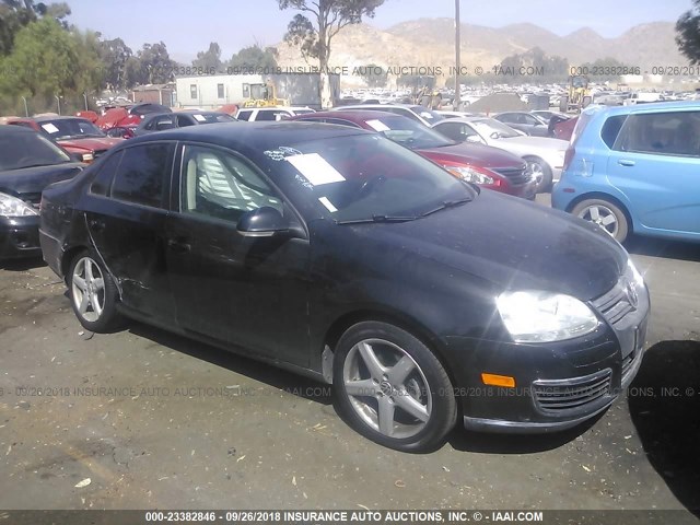 3VWRZ7AJ8AM152536 - 2010 VOLKSWAGEN JETTA SE/SEL BLACK photo 1