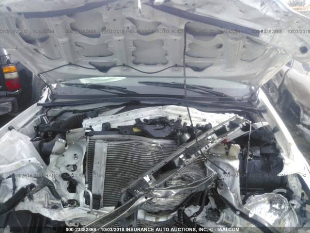 5TFTU4GN2CX018800 - 2012 TOYOTA TACOMA PRERUNNER ACCESS CAB WHITE photo 10