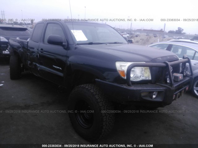 5TEUU4EN2AZ730110 - 2010 TOYOTA TACOMA ACCESS CAB შავი ფოტო 1