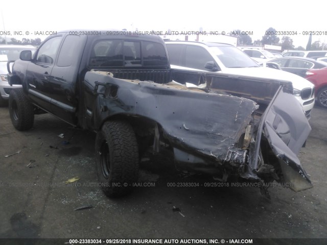 5TEUU4EN2AZ730110 - 2010 TOYOTA TACOMA ACCESS CAB შავი ფოტო 3