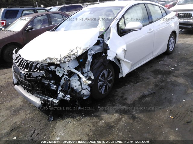 JTDKARFP7J3083005 - 2018 TOYOTA PRIUS PRIME  白色 照片 2