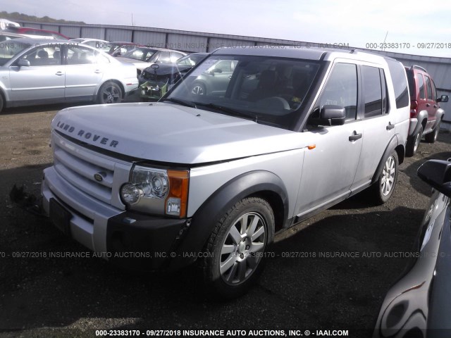 SALAE25485A313983 - 2005 LAND ROVER LR3 SE SILVER photo 2