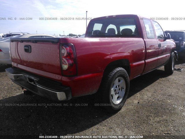 2GCEC19T531361555 - 2003 CHEVROLET SILVERADO C1500 RED photo 4