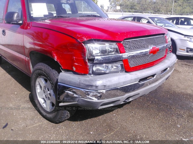 2GCEC19T531361555 - 2003 CHEVROLET SILVERADO C1500 RED photo 6