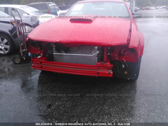 1ZVHT85H175304472 - 2007 FORD MUSTANG GT RED photo 6