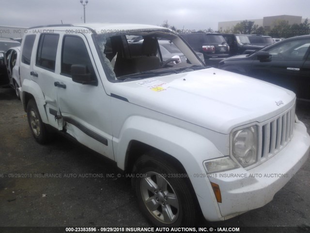 1C4PJLAK8CW115363 - 2012 JEEP LIBERTY SPORT WHITE photo 6