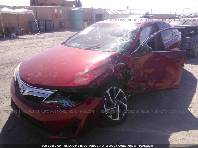 4T4BF1FK1CR181937 - 2012 TOYOTA CAMRY SE/LE/XLE 红色 照片 2