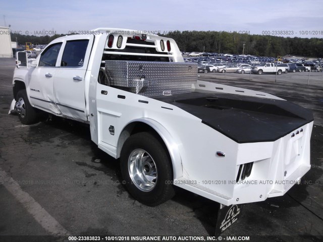 1GT42YE83GF216621 - 2016 GMC SIERRA K3500 DENALI WHITE photo 3