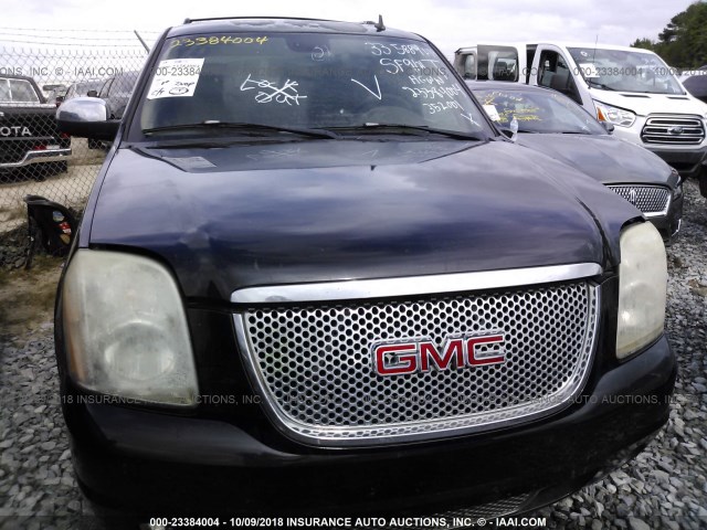 1GKFK63847J352001 - 2007 GMC YUKON DENALI BLACK photo 6