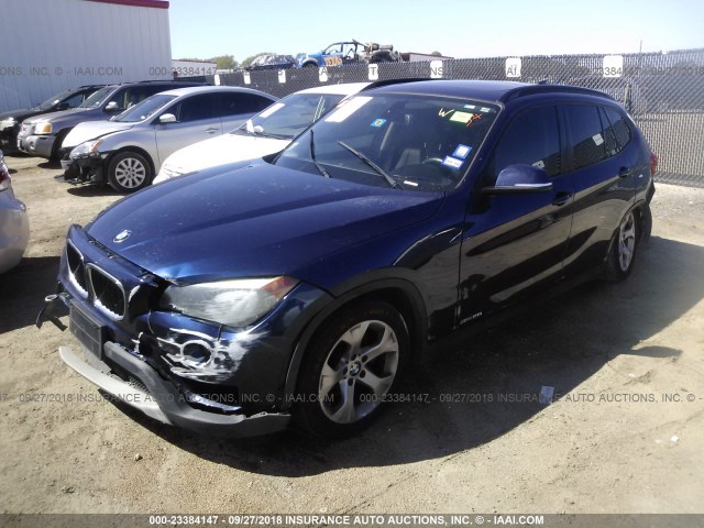 WBAVM1C52EVW48423 - 2014 BMW X1 SDRIVE28I BLUE photo 2