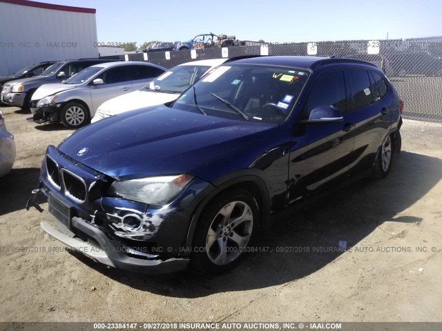 WBAVM1C52EVW48423 - 2014 BMW X1 SDRIVE28I BLUE photo 6