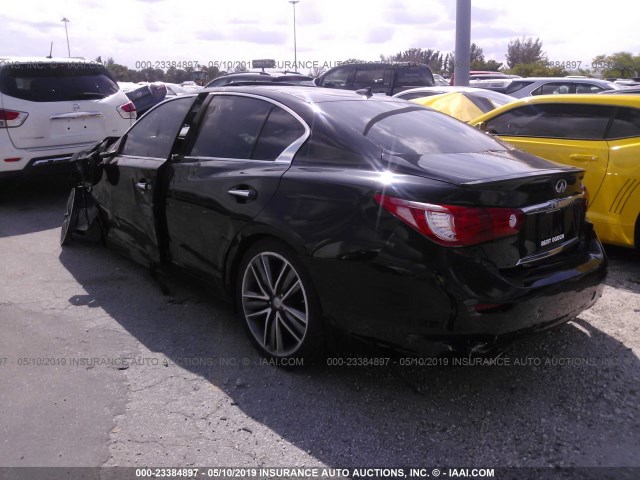 JN1BV7AR5EM707775 - 2014 INFINITI Q50 PREMIUM/SPORT BLACK photo 3