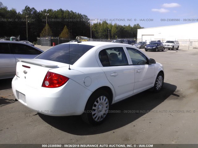 1G1AL58F877359043 - 2007 CHEVROLET COBALT LT WHITE photo 4